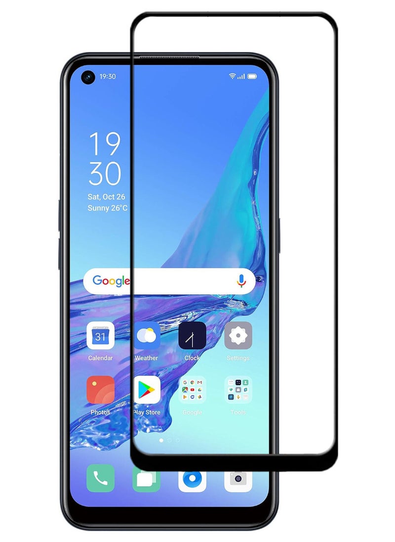 ACLIX Antistatic ESD Dustproof Premium Quality High Definition Tempered Glass Screen Protector Designed For Oppo A53 - Image 1
