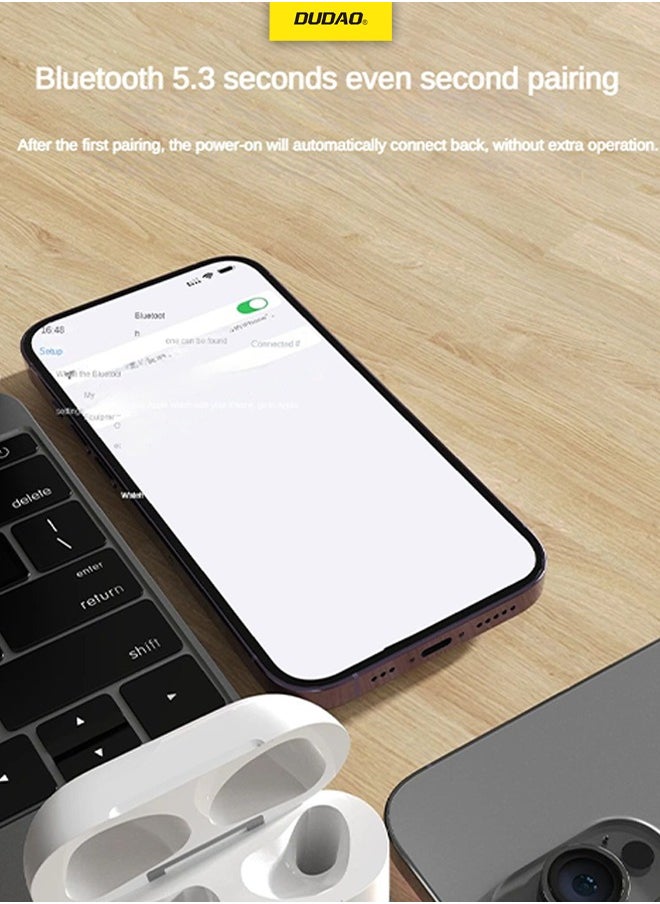 DUDAO - U4S TWS Wireless Earbuds, Earphone Bluetooth 5.3, Quickly Connection, Hifi Sound, Long Battery Life - Image 1