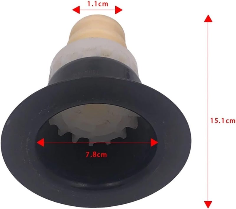 DEMULAX Car Rear Shock Absorber Buffer Rubber Boot Set - Image 2