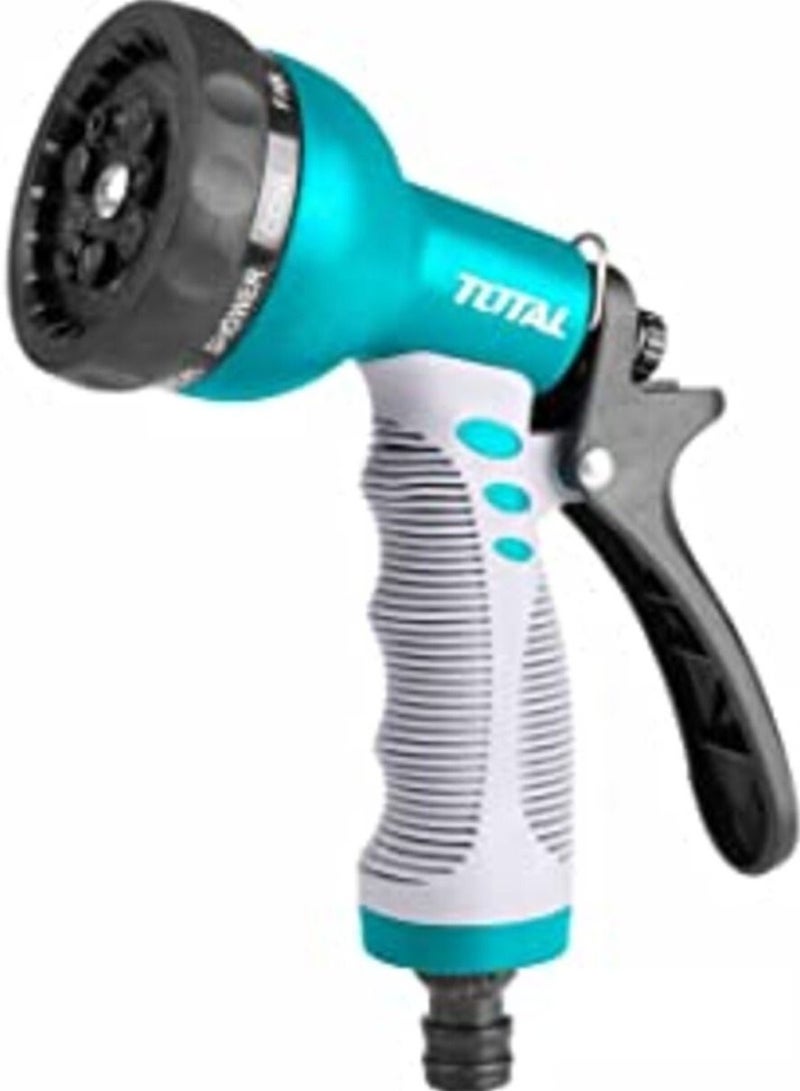 TOTAL Plastic Water Spray Trigger Nozzle 9 Patterns THWS010901 - Image 1