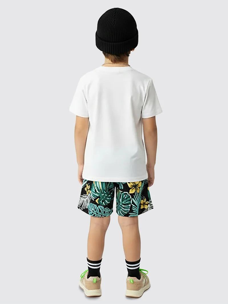 دينوكيدس طقم أولاد تي شيرت وشورت بطبعة تمساح