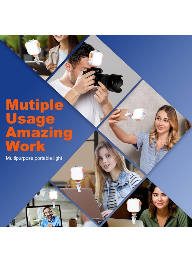 Barakah 80 Led Selfie Light with Phone Clip, LED Video Camera Light, Phone Light for Picture, 2000mAh Rechargeable Fill Light for iPad/Laptop/TikTok/Makeup/Vlog - Image 4