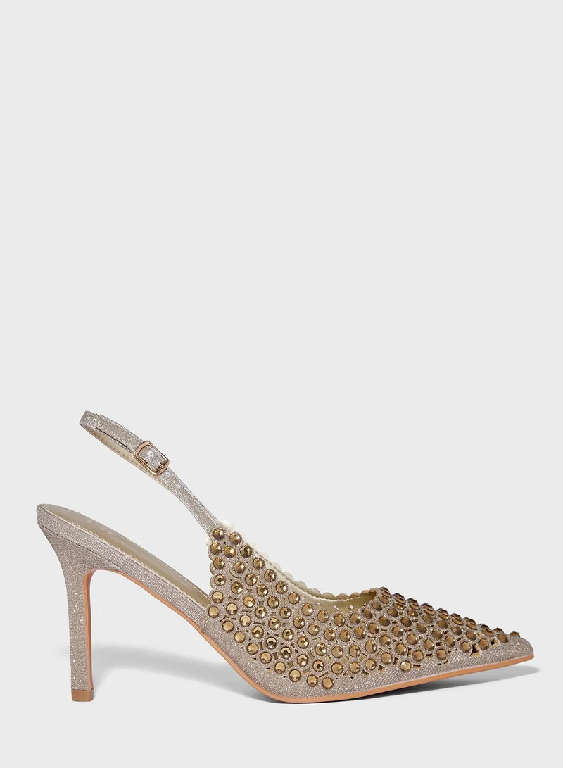 ايلا ليمتد اديشن Jewelled Pointed Pumps