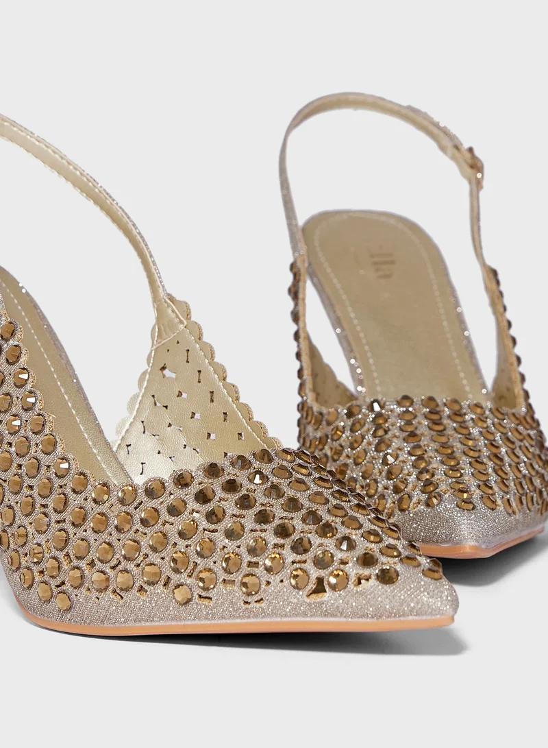 ايلا ليمتد اديشن Jewelled Pointed Pumps
