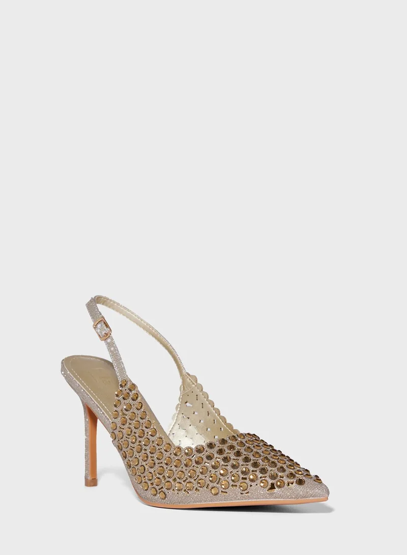 ايلا ليمتد اديشن Jewelled Pointed Pumps