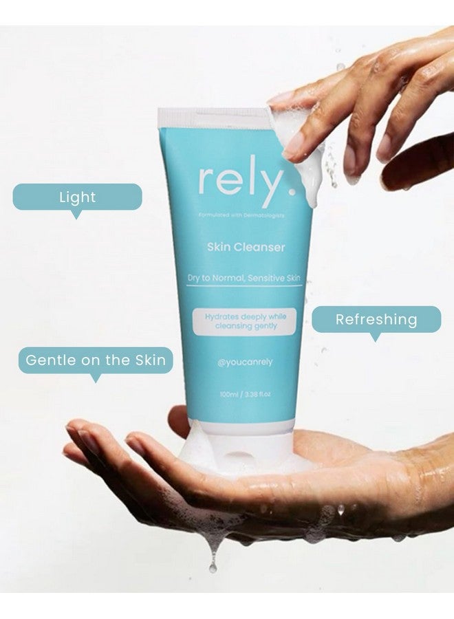 RELY+ Rely Skin Cleanser - Gentle Niacinamide & Glycerin Cleanser for Hydration, Skin Barrier Repair, & Pore-Minimizing, pH-Balanced, Sulfate-Free, Suitable for Sensitive to All Skin Types - Image 2