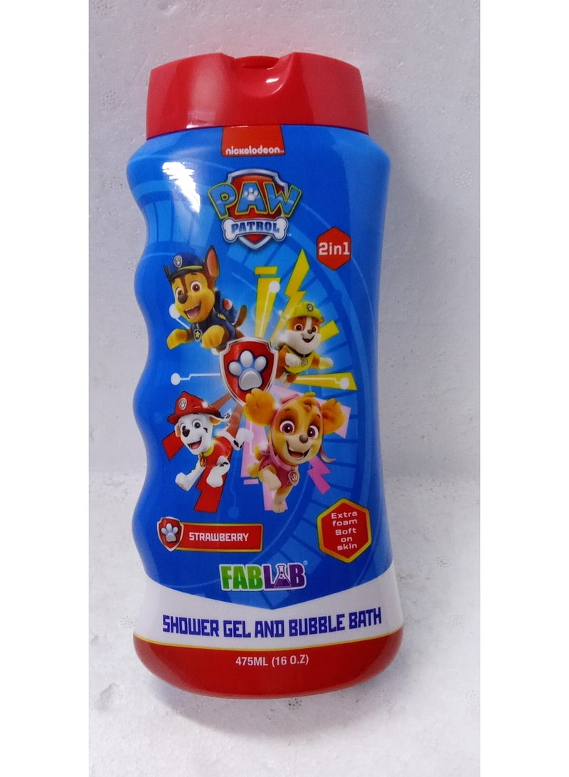 FabLab Paw Patrol Shower Gel for Kids 475ml