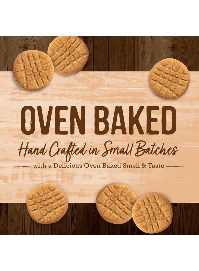 ميريك مكافآت الكلاب المخبوزة في الفرن، بسكويت طبيعي للكلاب، بسكويت زبدة الفول السوداني من Paw'Some مع زبدة الفول السوداني الحقيقية - كيس 11 أونصة - Image 2