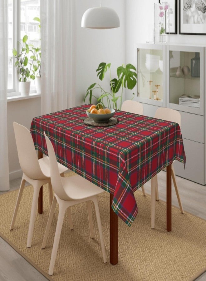 Aytipun Christmas Plaid Tablecloth Rectangular 60x84 Inch Xmas Red Green Buffalo Checkered Winter Holiday Rectangle Decorative Table Cloth Country Farmhouse for Indoor Party Kitchen Dinner Picnic Decor - Image 3