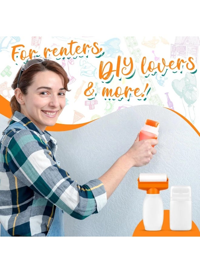 500g Wall Mending Putty with Built-In Roller Brush – Instant Wall Crack Repair Paste for Holes, Scratches & Stains – Fast Dry, Mold-Resistant, Wall Patch for Home Interior Fixing & Touch-Ups - Image 5