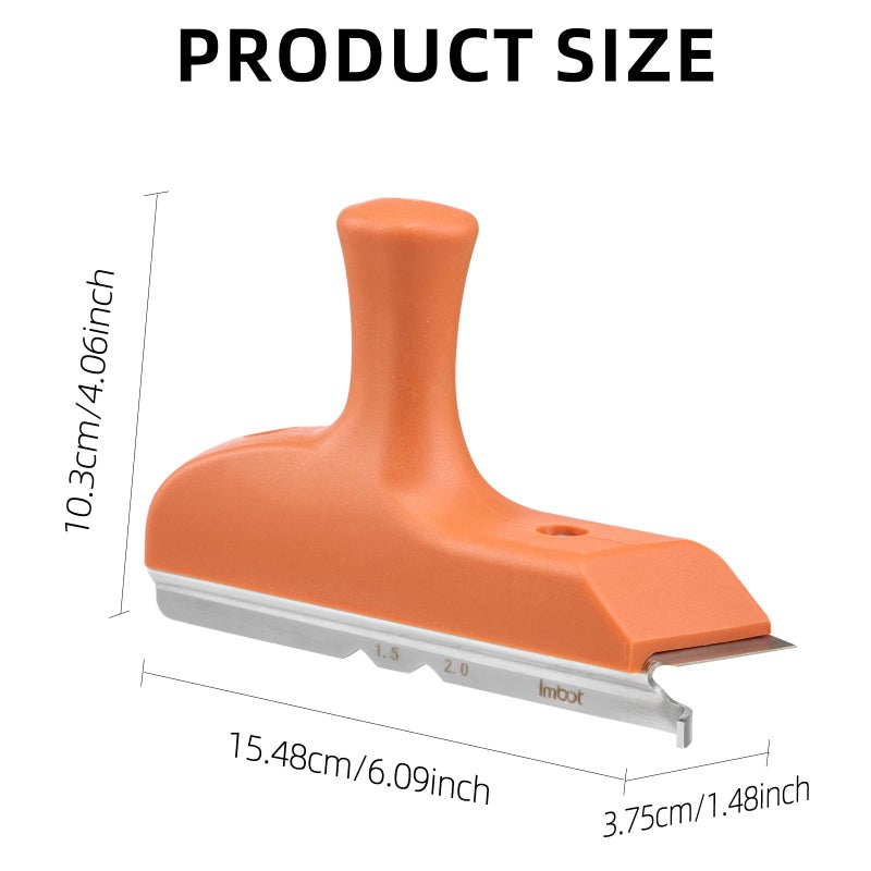 Imbot Edge Banding Trimmer With Stainless Steel Bladeï¼ŒWoodworking Trimmer For Deburring, Edge Planing,Correcting Wood Edges, Woodworking, Veneer, Edge Banding Trimming Tool, Gift For Dad. - Image 2