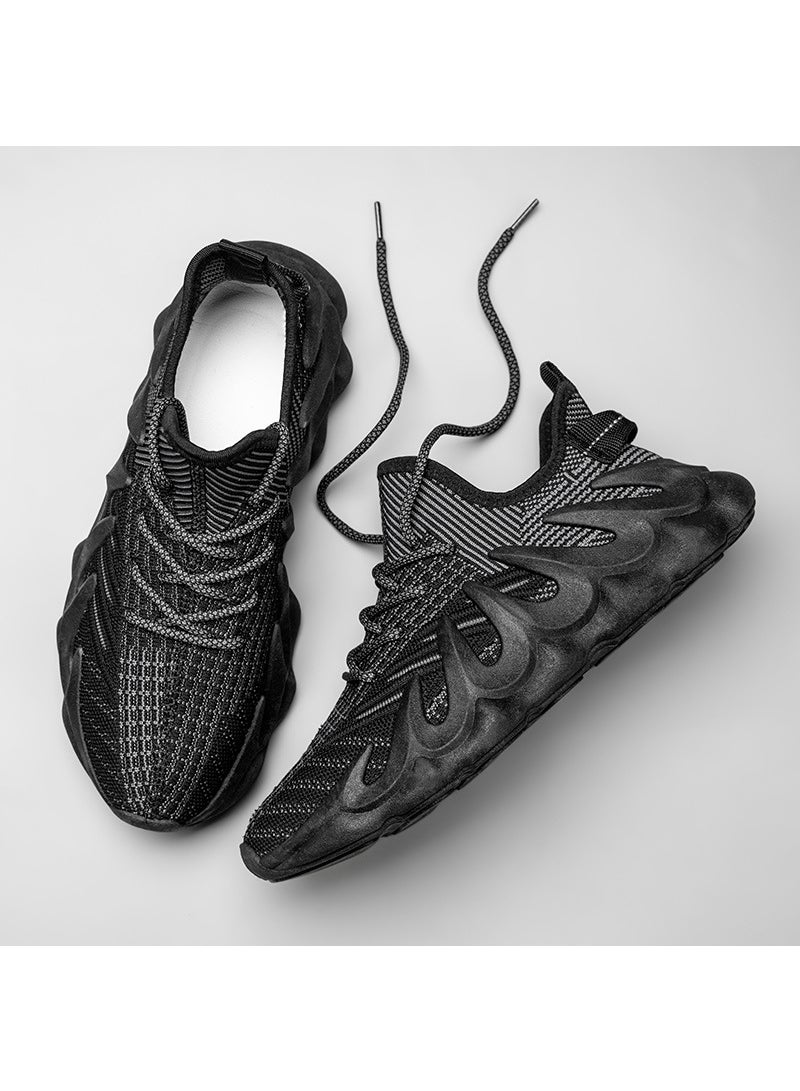 شاربدو أحذية رياضية رجالية عصرية من نسيج جوز الهند بمقدمة مستديرة وأحذية كاجوال أحذية جري للرجال - Image 2