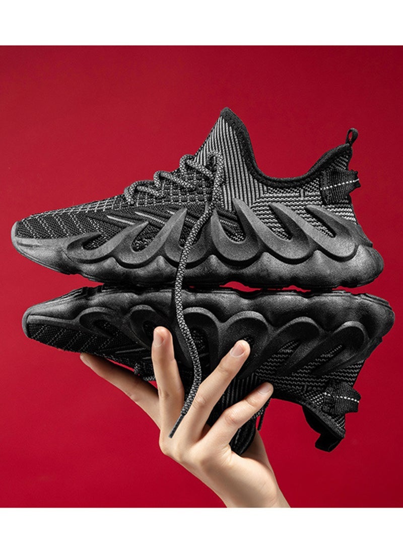 شاربدو أحذية رياضية رجالية عصرية من نسيج جوز الهند بمقدمة مستديرة وأحذية كاجوال أحذية جري للرجال - Image 4