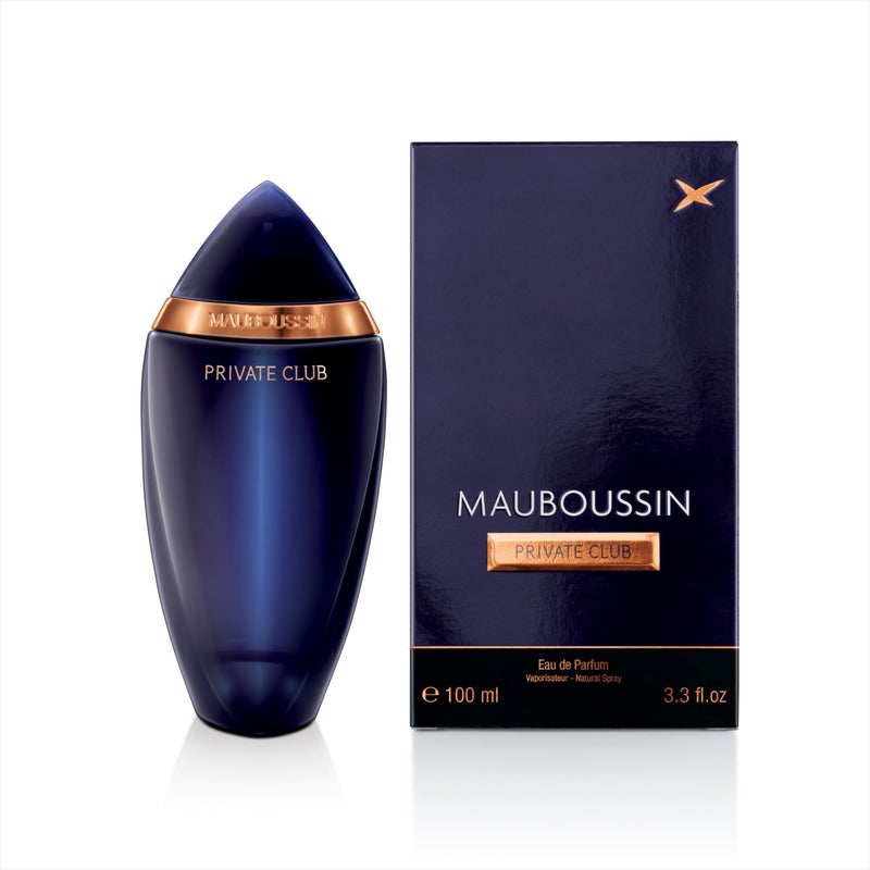 Mauboussin - Private Club 100ml (3.3 Fl Oz) - Eau de Parfum for Men - Woody & Oriental Scents - Image 1