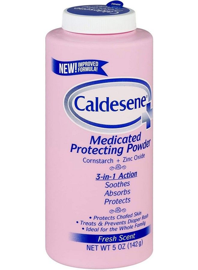 Caldesene Medicated Protecting Powder With Zinc Oxide & Cornstarch 5 Oz (Pack Of 5) - Image 4