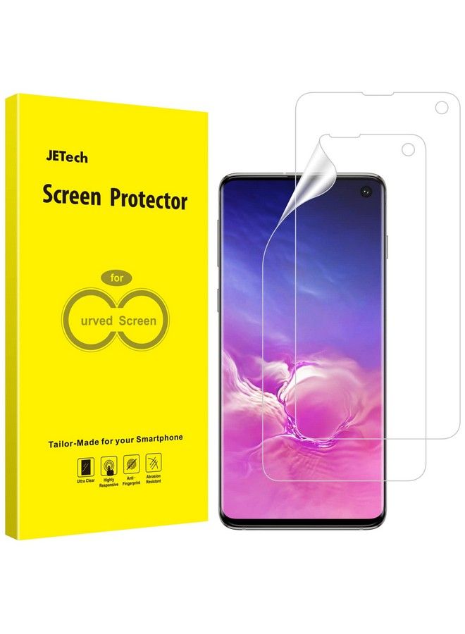 Jetech Screen Protector For Samsung Galaxy S10 Tpu Ultra Hd Film Case Friendly 2 Pack - Image 1