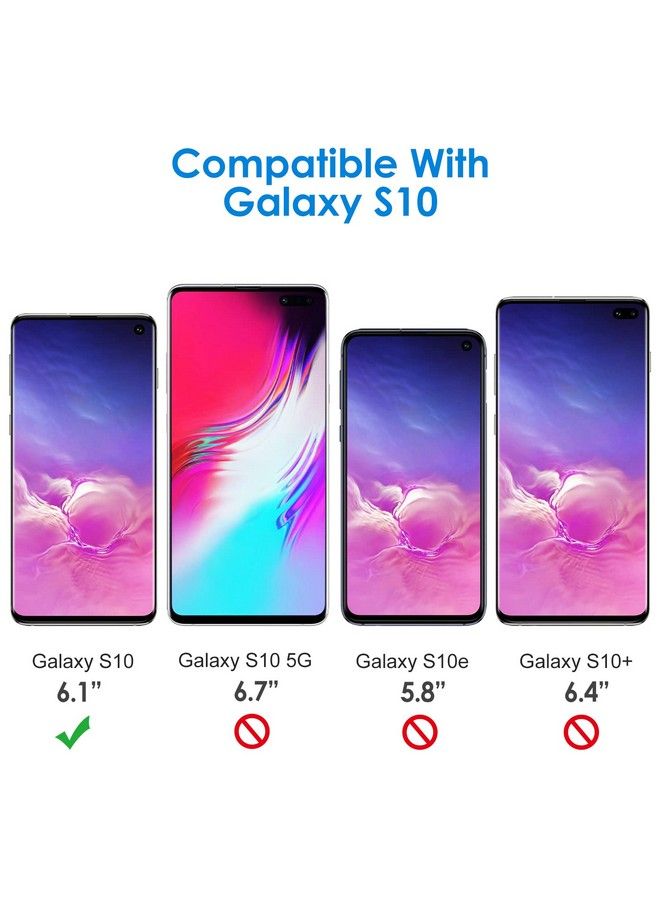 Jetech Screen Protector For Samsung Galaxy S10 Tpu Ultra Hd Film Case Friendly 2 Pack - Image 3