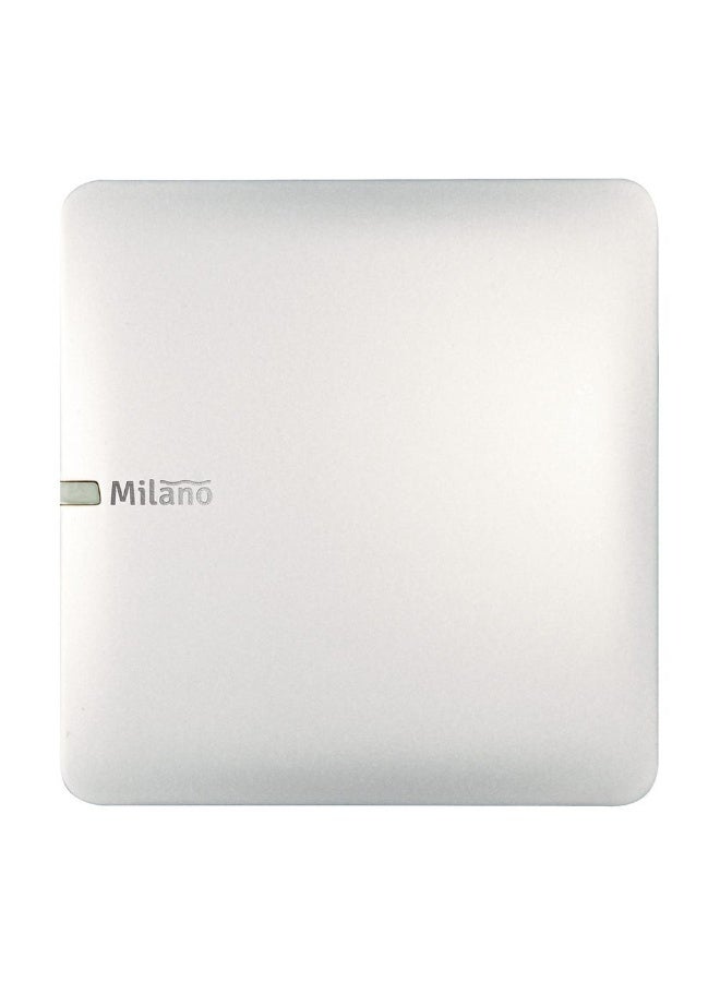 DANUBE HOME Milano 1 Gang Intermediate Switch For Electric Circuit - Piano White Finish Durable Polypropylene Electrical Switch Indoor Lighting Fixture Home Electronic Accessories - 8X8X4Cm - Image 2