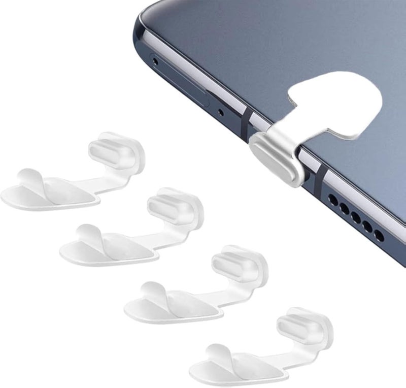 Type C Charging Port Plug Made of High Quality Silicone Dustproof Waterproof Anti Dirt Universal Fit for Phones Tablets and Devices in Two Colors