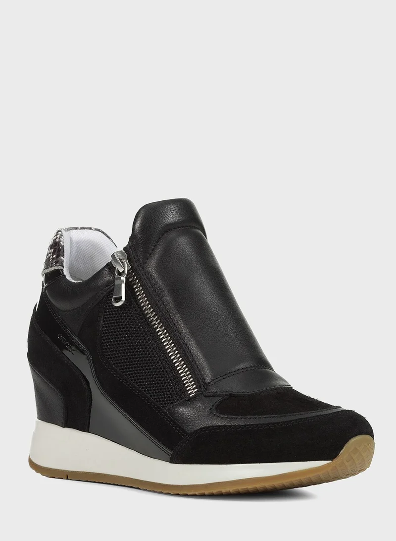 GEOX Zip Detail Slip On