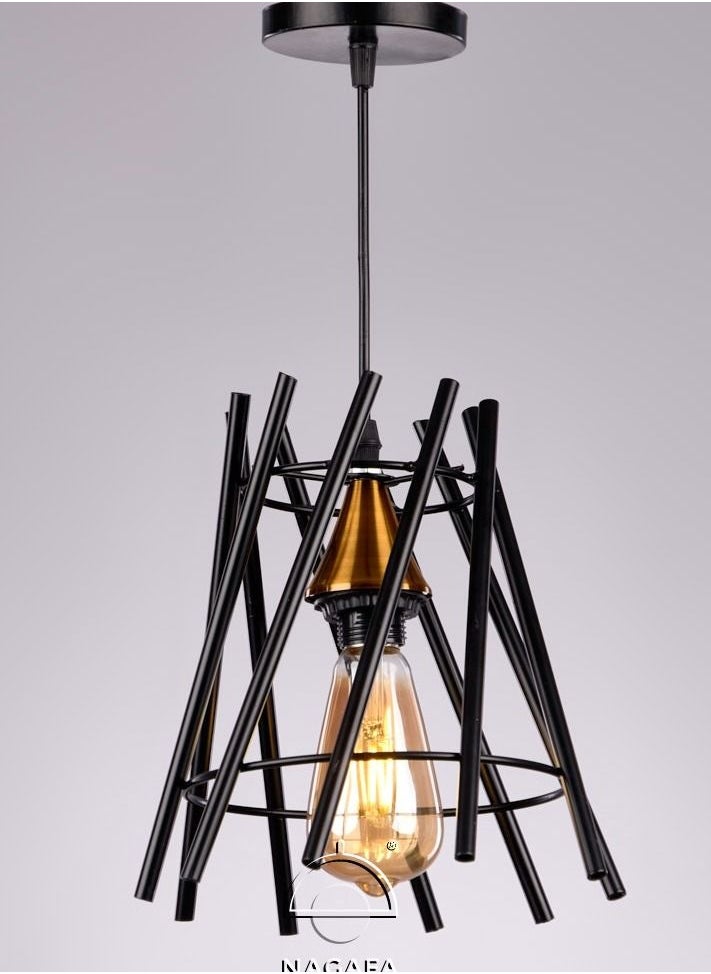 نجفة شوب دلايه بيانو مودرن اسود-R1044  - Image 1