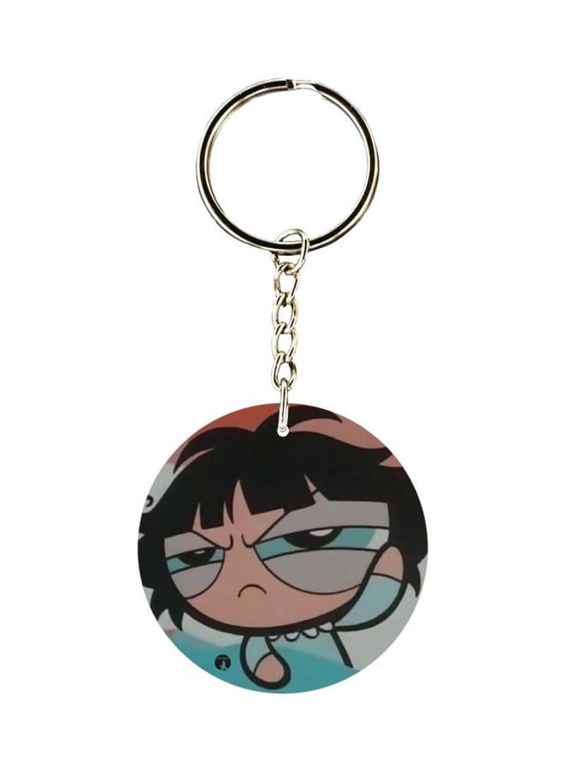RKN Powerpuff Girl Printed Keychain