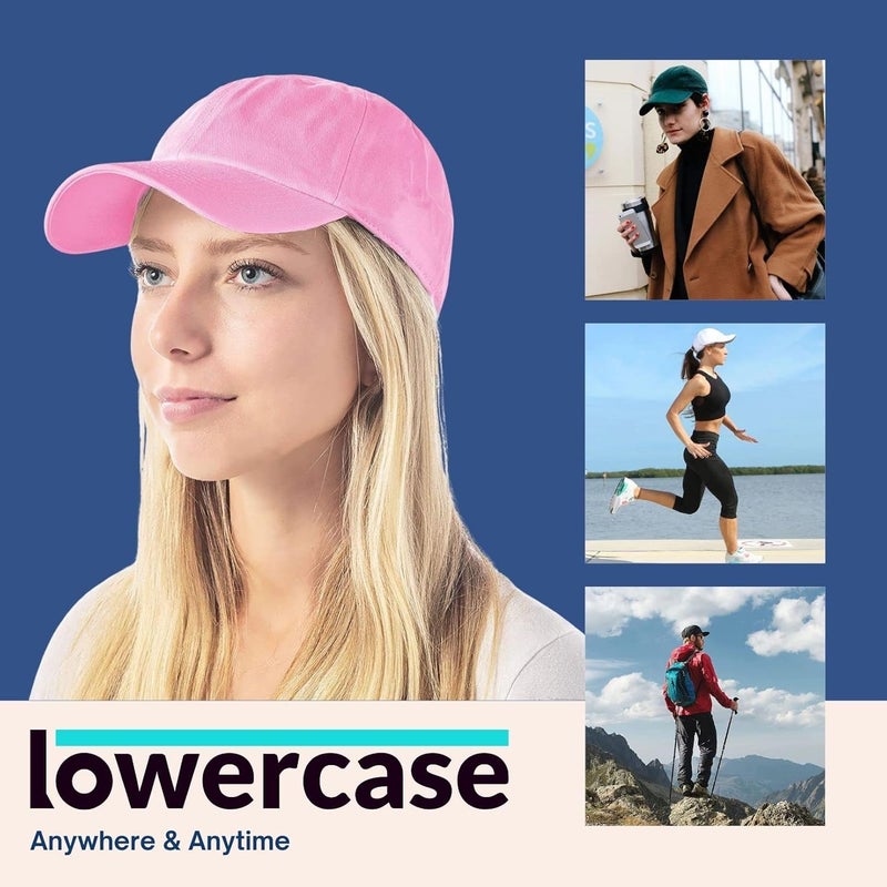 lowercase Store lowercase Baseball Cap for Men and Women Adjustable Size for Summer Season, Running Workouts and Outdoor Activities - Image 4