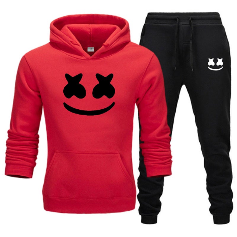 New Marshmello Smiley Fashion Hoodie Men And Women Casual Hoodie Suit - Image 1
