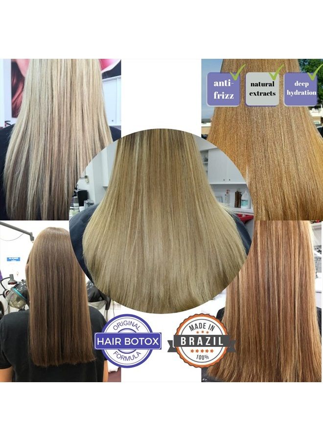 KERAZON Blonde Brazilian Hair Botox Treatment Purple Mask Platinum Effect & Silver Hair Providing Smoothing, Deep Hydration, Anti-Brass, Shine, Softness, Volume & Frizz Control. Packaging may vary.  - Image 2
