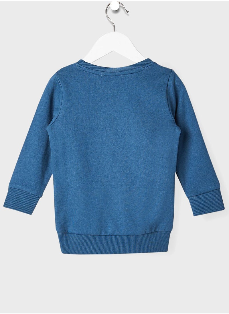 NAME IT - Kids Slogan Print Sweatshirt - Image 1