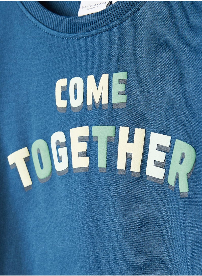 NAME IT - Kids Slogan Print Sweatshirt - Image 1