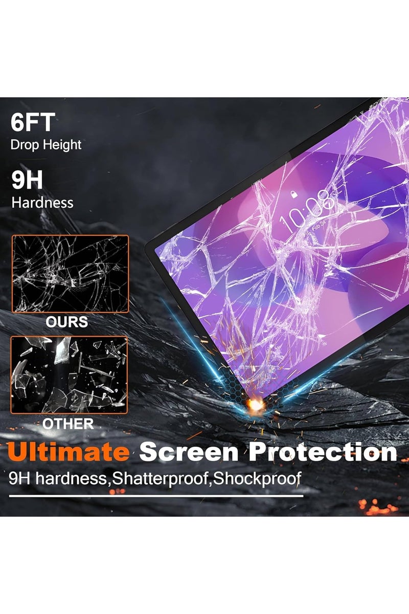 VKL 2Pack Screen Protector Compatible with Lenovo Idea Tab Pro 12.7inch 2025, Full Coverage 9H Glass Film, HD Clear Scratch Resistant, Bubble-Free Shockproof for Lenovo Idea Tab Pro 2025 - Image 2