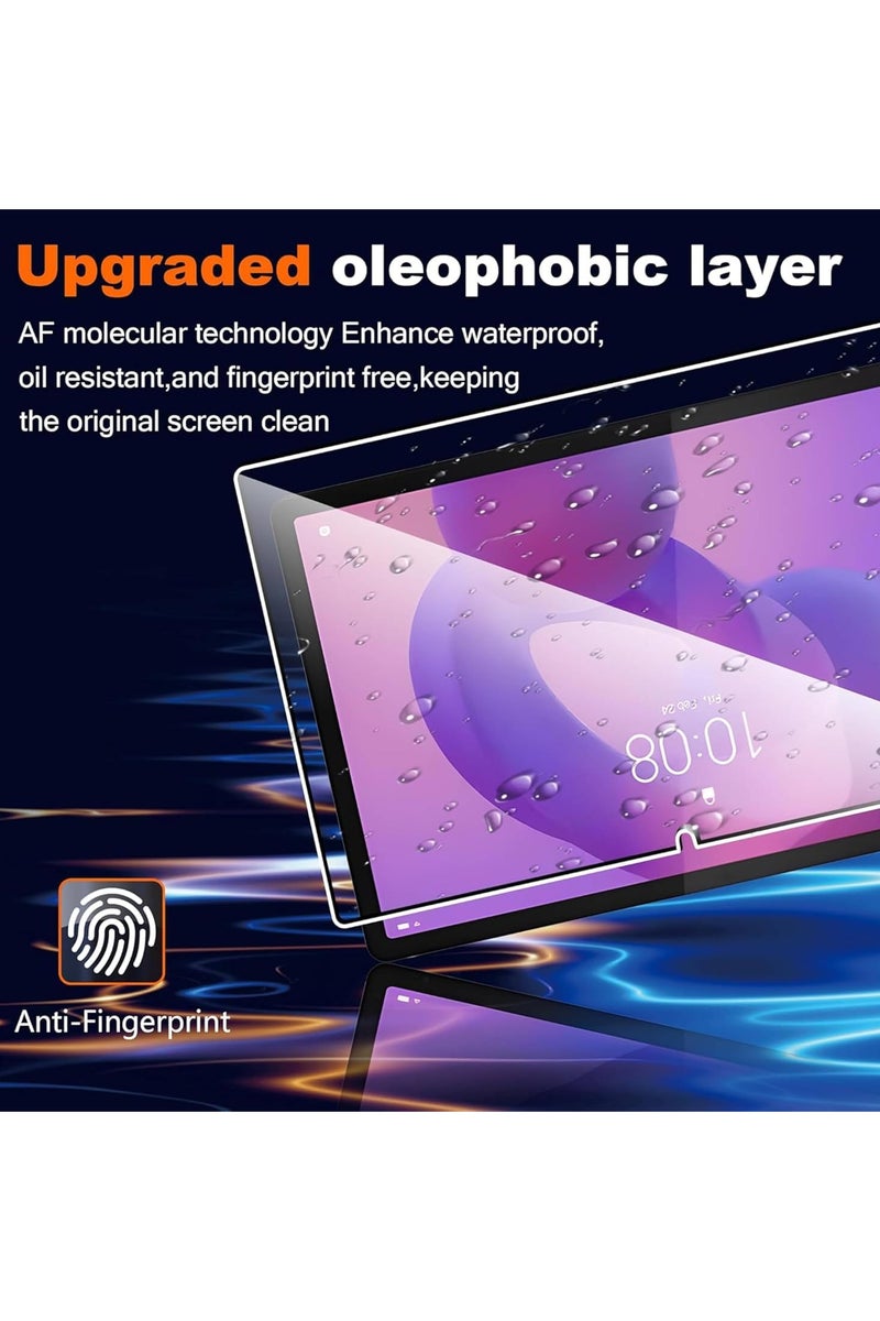 VKL 2Pack Screen Protector Compatible with Lenovo Idea Tab Pro 12.7inch 2025, Full Coverage 9H Glass Film, HD Clear Scratch Resistant, Bubble-Free Shockproof for Lenovo Idea Tab Pro 2025 - Image 3