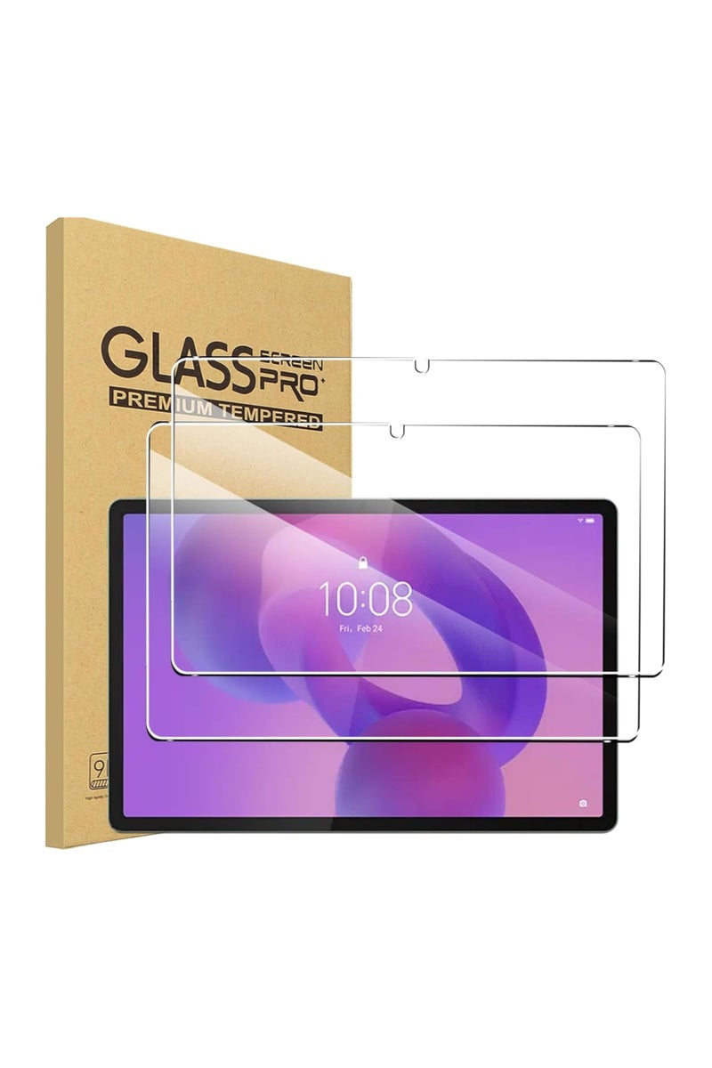 VKL 2Pack Screen Protector Compatible with Lenovo Idea Tab Pro 12.7inch 2025, Full Coverage 9H Glass Film, HD Clear Scratch Resistant, Bubble-Free Shockproof for Lenovo Idea Tab Pro 2025 - Image 1