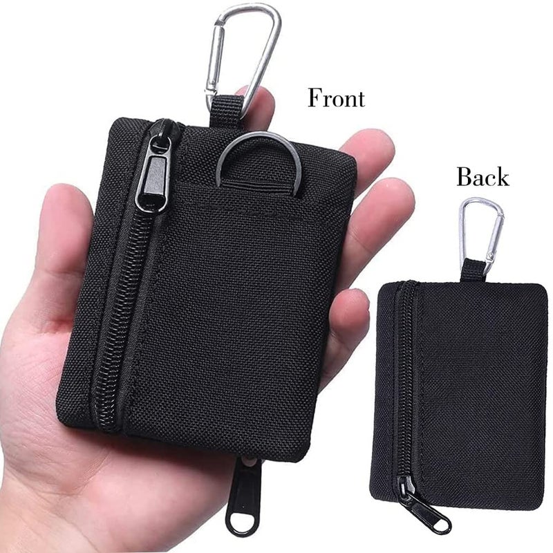 xinxingin Coin Pouch for Men, Military Mini Belt Pouch with Zipper, Coin Purse for Outdoor Activities, Travel and Daily Carry, 10.5 x 8.5 cm - Image 4