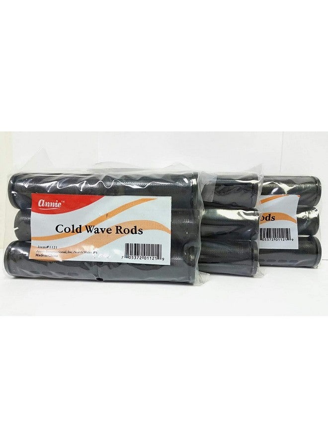 Annie Jumbo Cold Wave Rods Rubber Band For Hair Curling And Perm Styling Black Set Of (3) Packs Of (6) (18 Pieces) Easy To Clean Store And Travel - Image 3