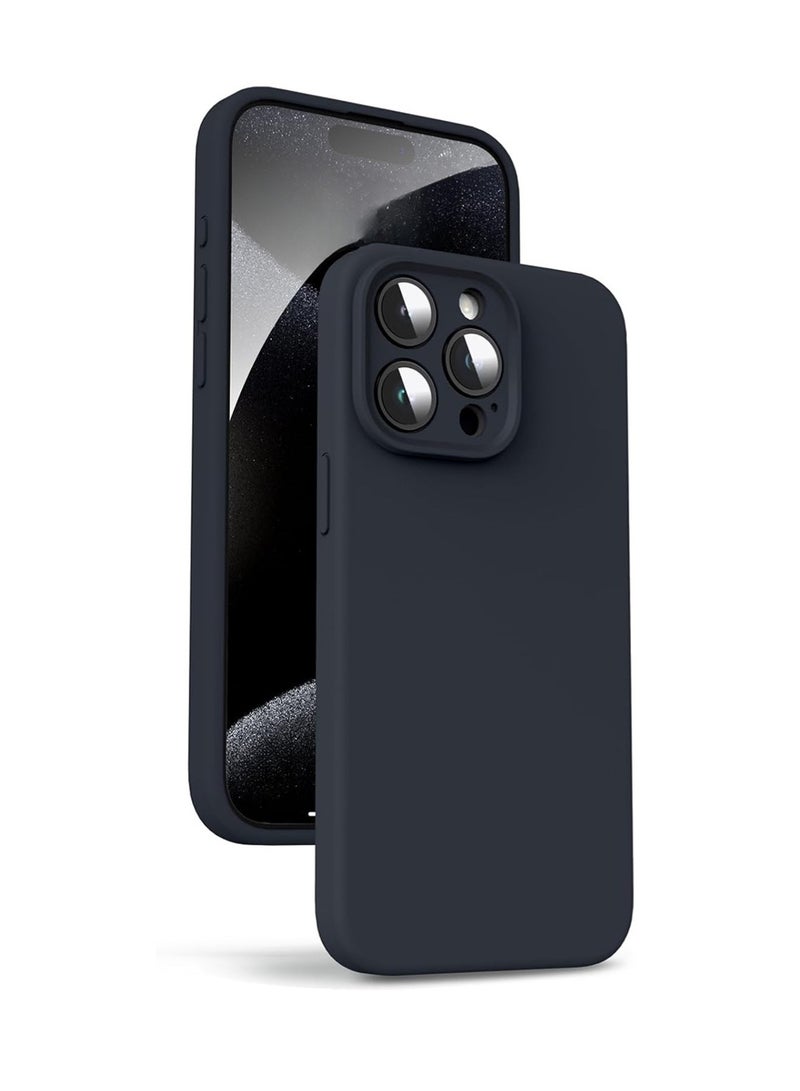 WRISTWISE Case Cover for iPhone 15 Pro Max - [Camera All-Round Protection] [Soft Microfiber Lining Anti-Scratch] Shockproof Phone Case Cover, Black - Image 1