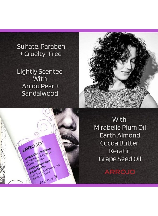 ARROJO Curl Hydration Conditioner Anjou Pear And Fig Leaf 6.7 Fl.Oz.  - Image 4