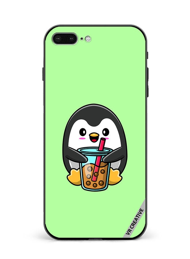 VR CREATIVE Protective Case Cover For Apple iPhone 7 Plus/8 Plus Penguin Cola Design Multicolour - Image 1