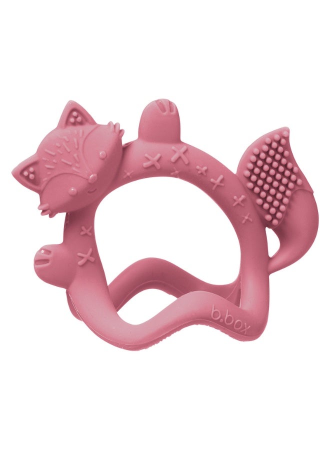 b.box Wrist Teether – Blush, Soft Silicone Teething Toy for Babies, Hands-Free Soothing Relief, Easy Wear Design, 3m+ - Image 1