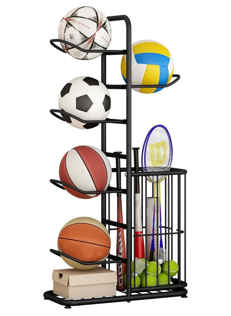 DubaiGallery Football Volleyball Basketball Storage Rack, For Household Indoor Use  - Image 1