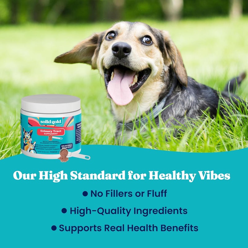 Solid Gold Cranberry Supplement for Dogs & Cats for Urinary Tract Health - Berry Balance UTI + Bladder + Kidney Support for Cats and Dogs with Antioxidants - Cranberry Powder - 3.5 oz - Image 5