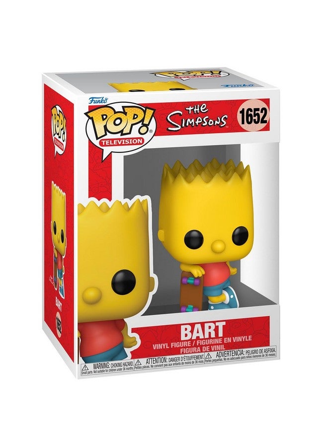 Funko فنكو بوب تي في: سيمبسونز - بارت سيمبسون - سيمبسونز - تمثال فينيل قابل للجمع - فكرة هدية - منتجات رسمية - للأطفال والكبار - عشاق التلفاز - نموذج لجمع المعروضات - Image 1