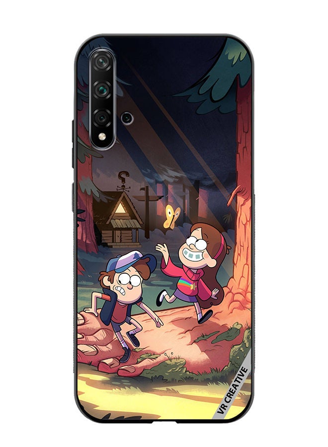 VR CREATIVE Protective Case Cover For Huawei Nova 5T Gravity Falls Design Multicolour - Image 1