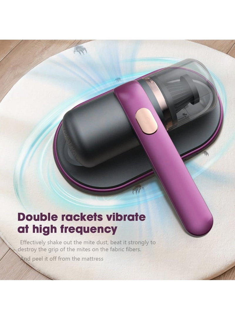 Generic Mattress Vacuum Cleaner Cordless Mite Remover Handheld Suction for Cleaning,Bed Pillows, Clothes, Sofa Vacuum Mite Remover USB Rechargeable Dust Absorber for Carpet/Mattress Sheets.  - Image 5