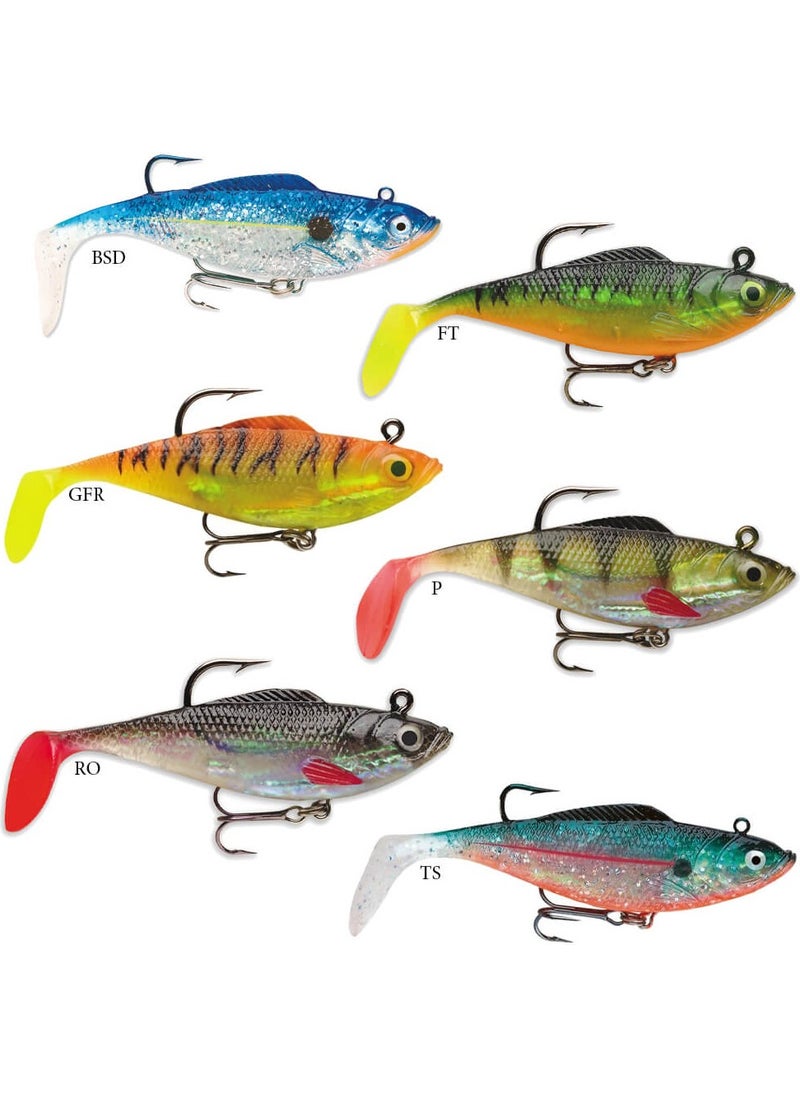 Storm Wildeye Rippin Swim Shad Fake Fish Gfr-8cm - 3pcs 