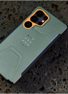 Urban Armor Gear UAG Civilian MagSafe for Samsung Galaxy S25 ULTRA Case Cover [20 Feet Drop tested] - Olive Drab  - Image 4