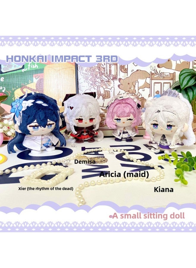 The Law Of Collapse 3: Kiana, Lisa, Hiel, Eliza, Cartoon Sitting Doll Pendant Doll-Specification:Maid Alicia (little Doll)-Colour:Ready In Stock, Ready To Ship As Soon As You Take The Photo