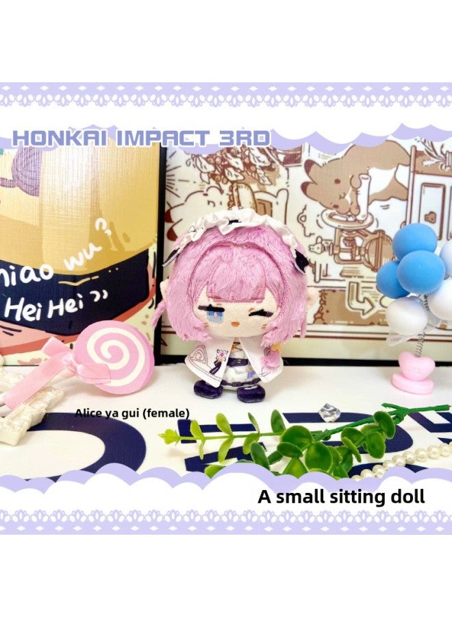 The Law Of Collapse 3: Kiana, Lisa, Hiel, Eliza, Cartoon Sitting Doll Pendant Doll-Specification:Maid Alicia (little Doll)-Colour:Ready In Stock, Ready To Ship As Soon As You Take The Photo