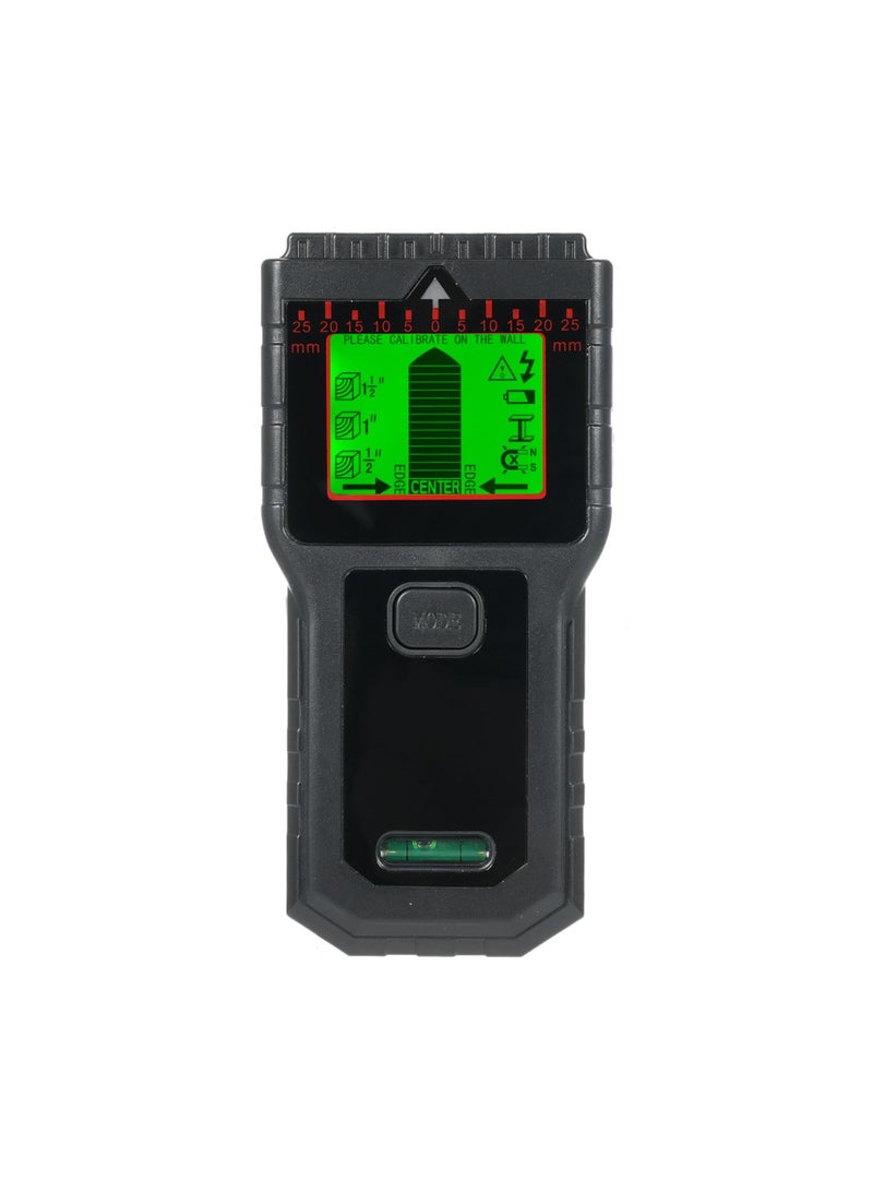 SYOSI Stud Finder Wall Scanner, 7 in 1 Multifunction Stud Detector Wall Detector with HD LCD Display and Audio Alarm with 5 Modes & 2 Functions for Studs Wood Metal and AC Wires Detection - Image 1